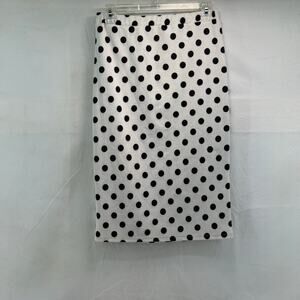 Moa women’s 1XL office or casuel polkadot stretchy pencil skirt